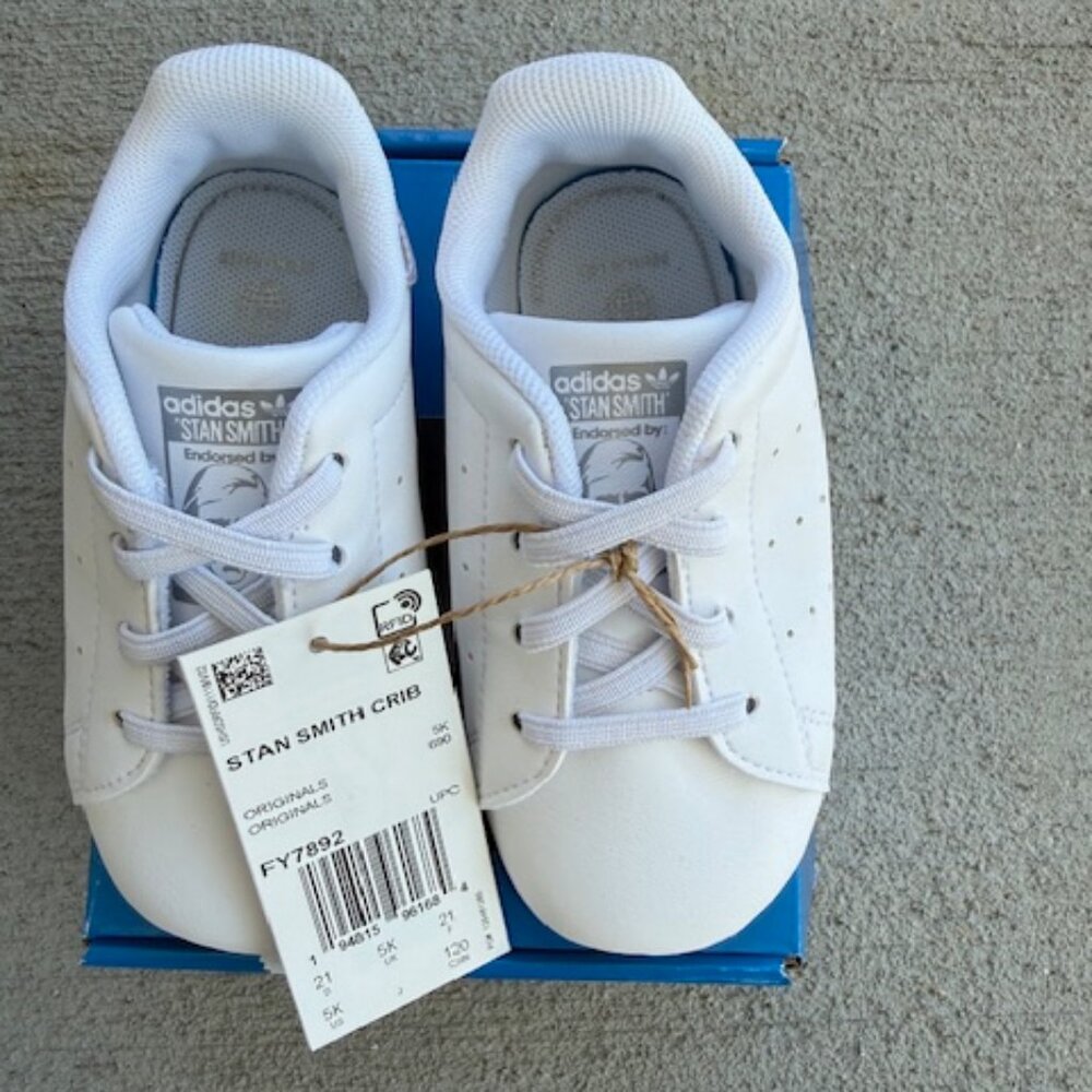 adidas stan smith crib shoes nib